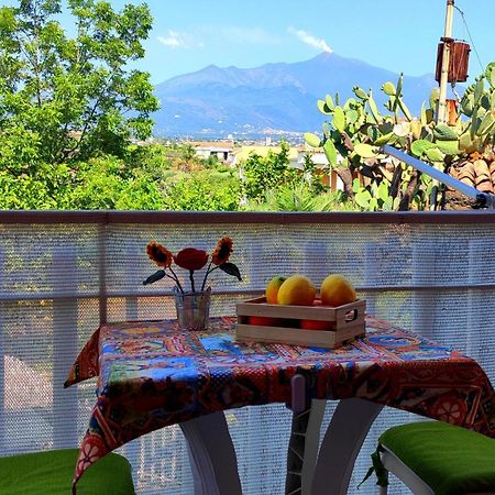 Casa Del Sole Con Vista Sull'Etna A 200 Mt Dal Mare Villa Acireale Exteriör bild