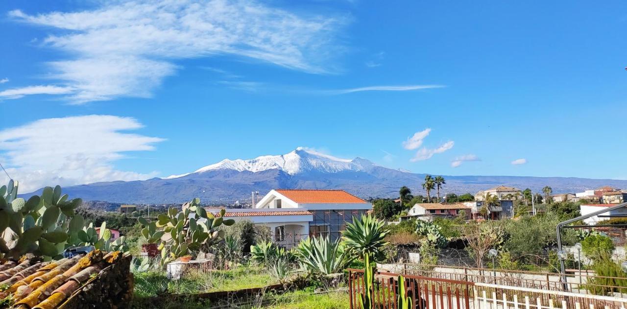 Casa Del Sole Con Vista Sull'Etna A 200 Mt Dal Mare Villa Acireale Exteriör bild