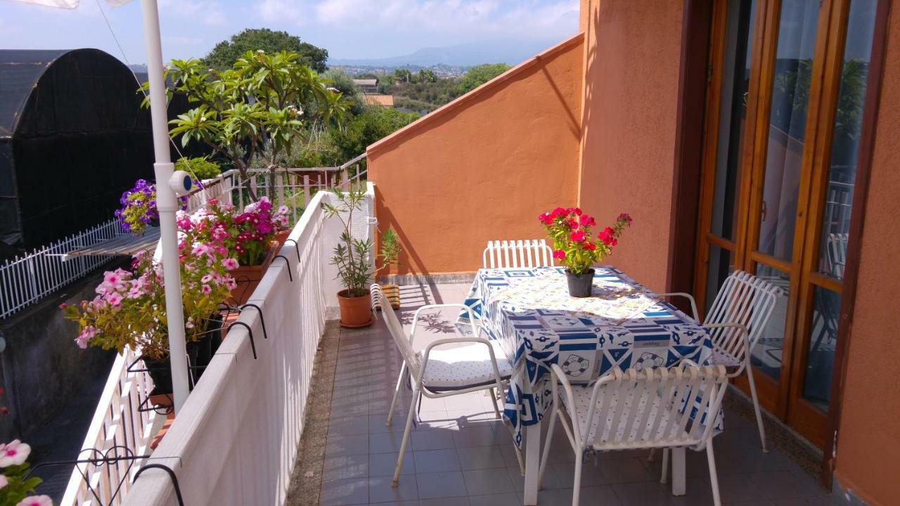 Casa Del Sole Con Vista Sull'Etna A 200 Mt Dal Mare Villa Acireale Exteriör bild
